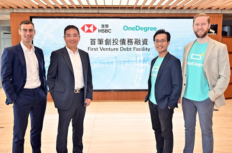 OneDegree Group receives inaugural venture debt financing from HSBC, bolstering international growth plan with the support of HSBC as strategic partner